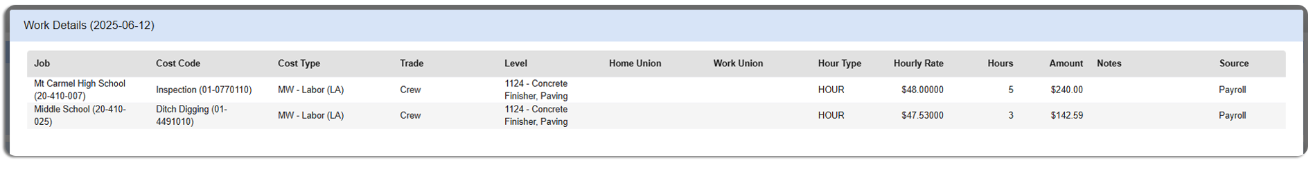 Sage Intacct Construction Payroll